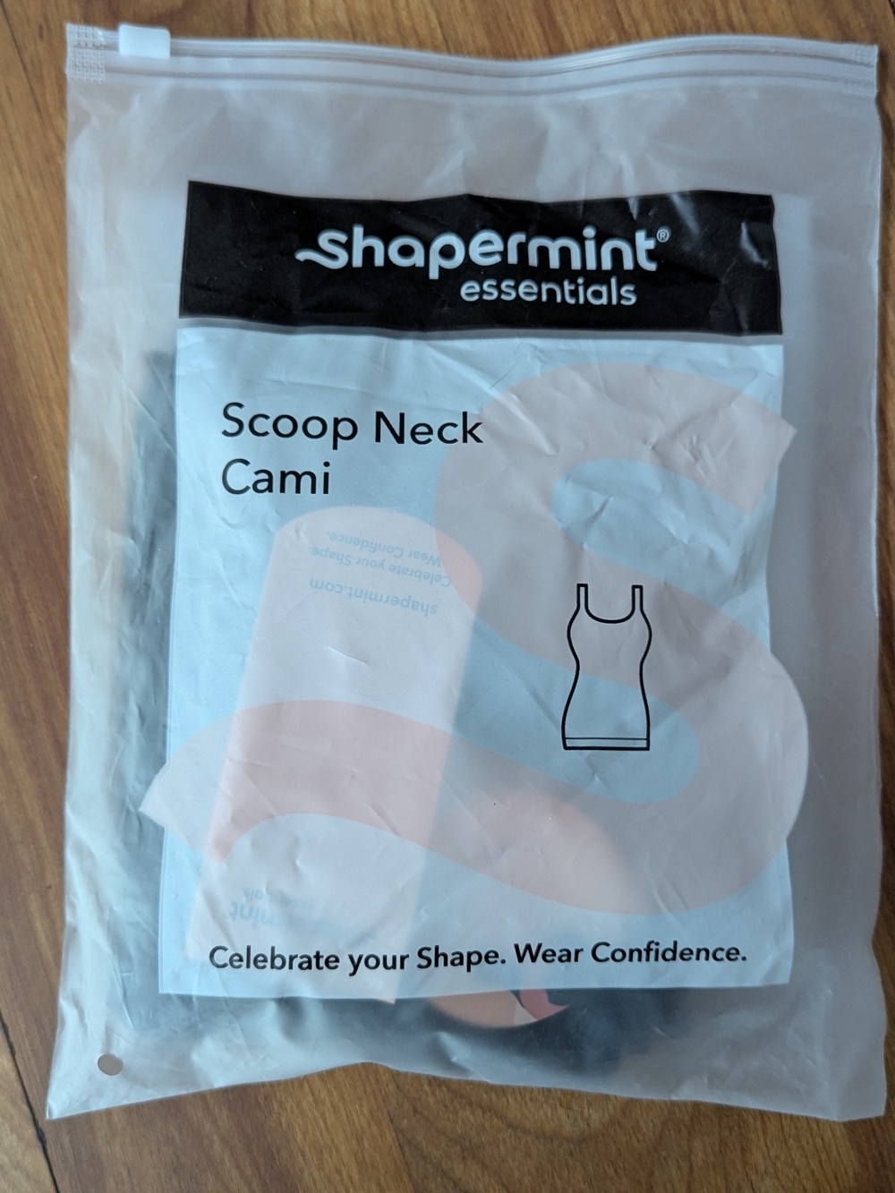 Shapermint Essentials Scoop Neck Cami Lt Compression - Black 3XL Hips 48"-51"